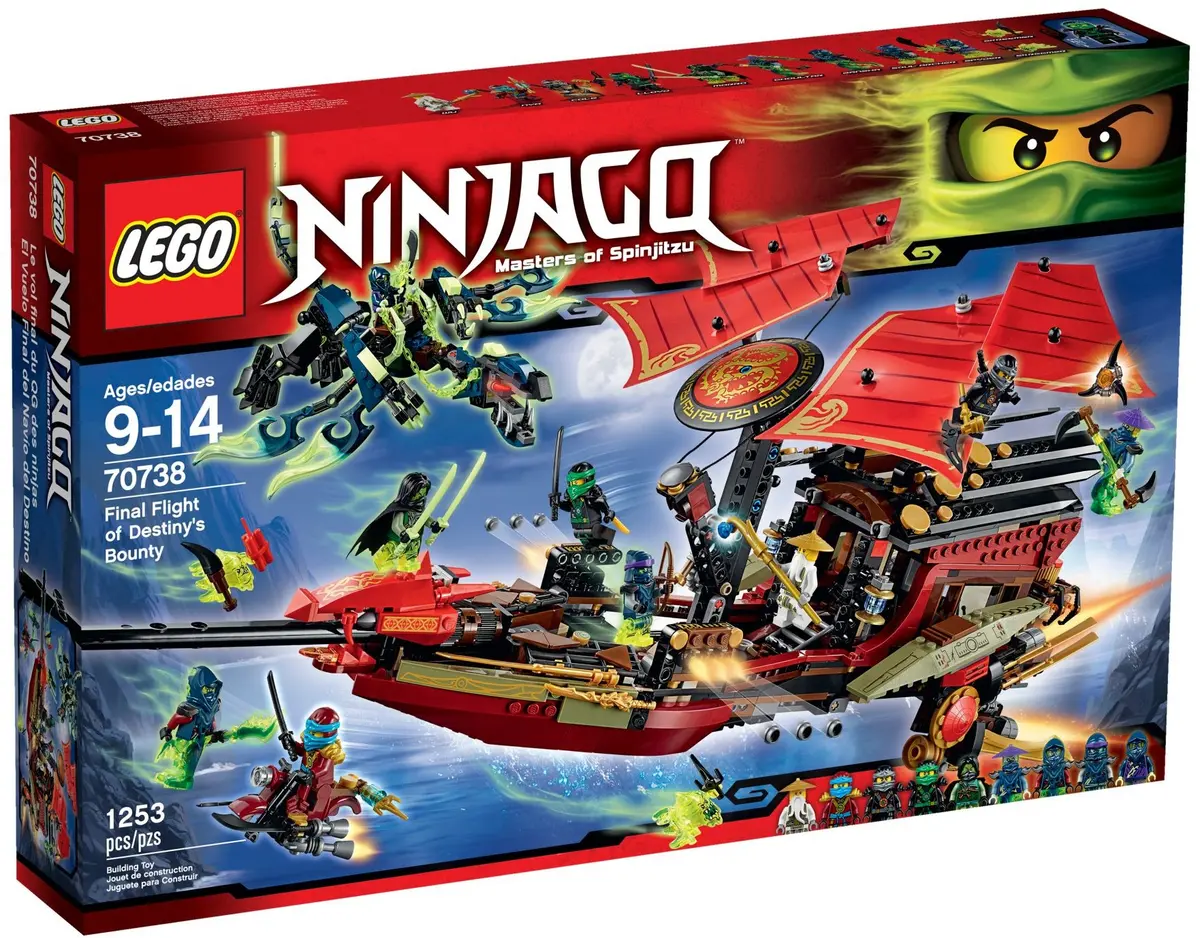 LEGO Ninjago 70738 Final Flight of Destiny's Bounty set, image 2