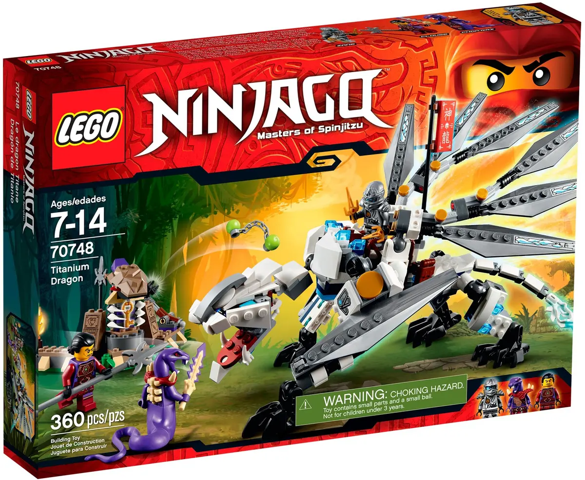 LEGO Ninjago 70748 Titanium Dragon set, image 2