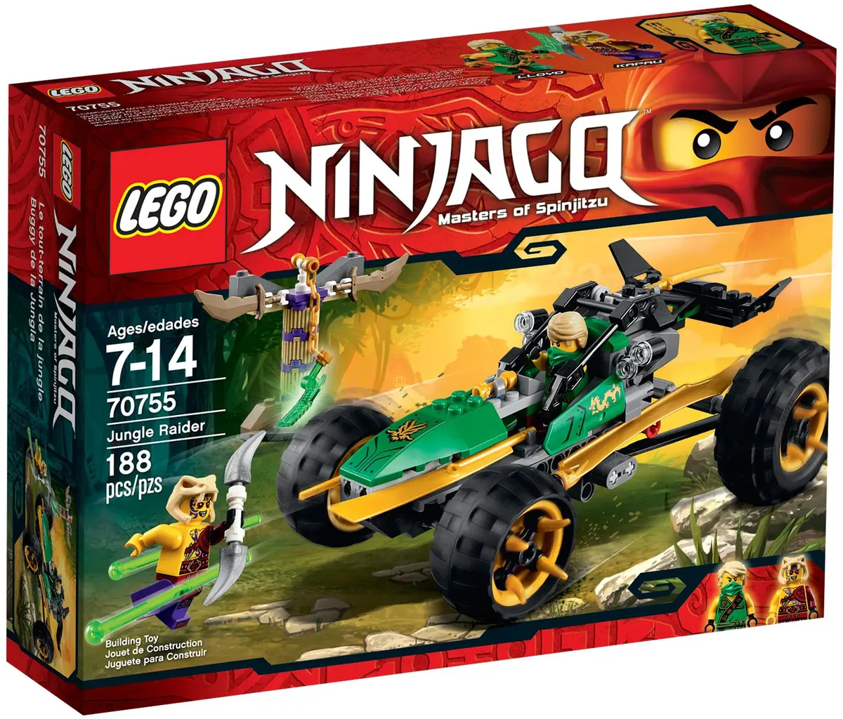 LEGO Ninjago 70755 Jungle Raider set, image 2