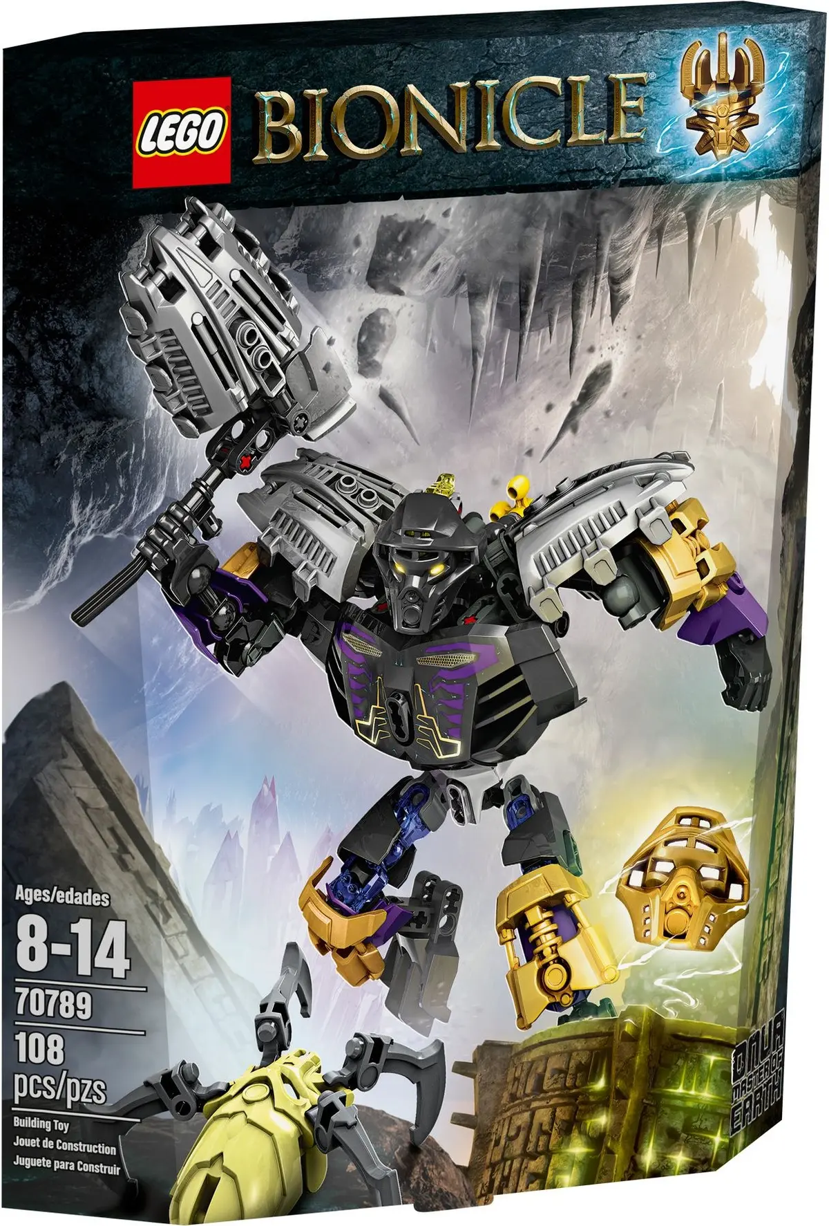 LEGO Bionicle 70789 Onua - Master of Earth set, image 2