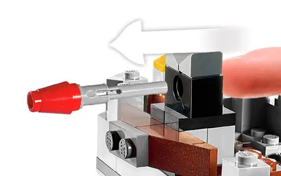LEGO Castle 7079 Drawbridge Defense set, image 7