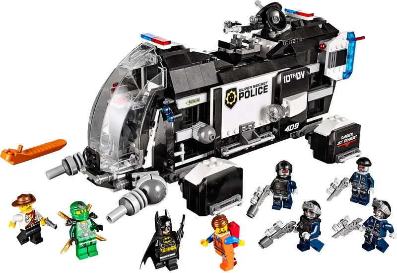 LEGO The LEGO Movie 70815 Super Secret Police Dropship set