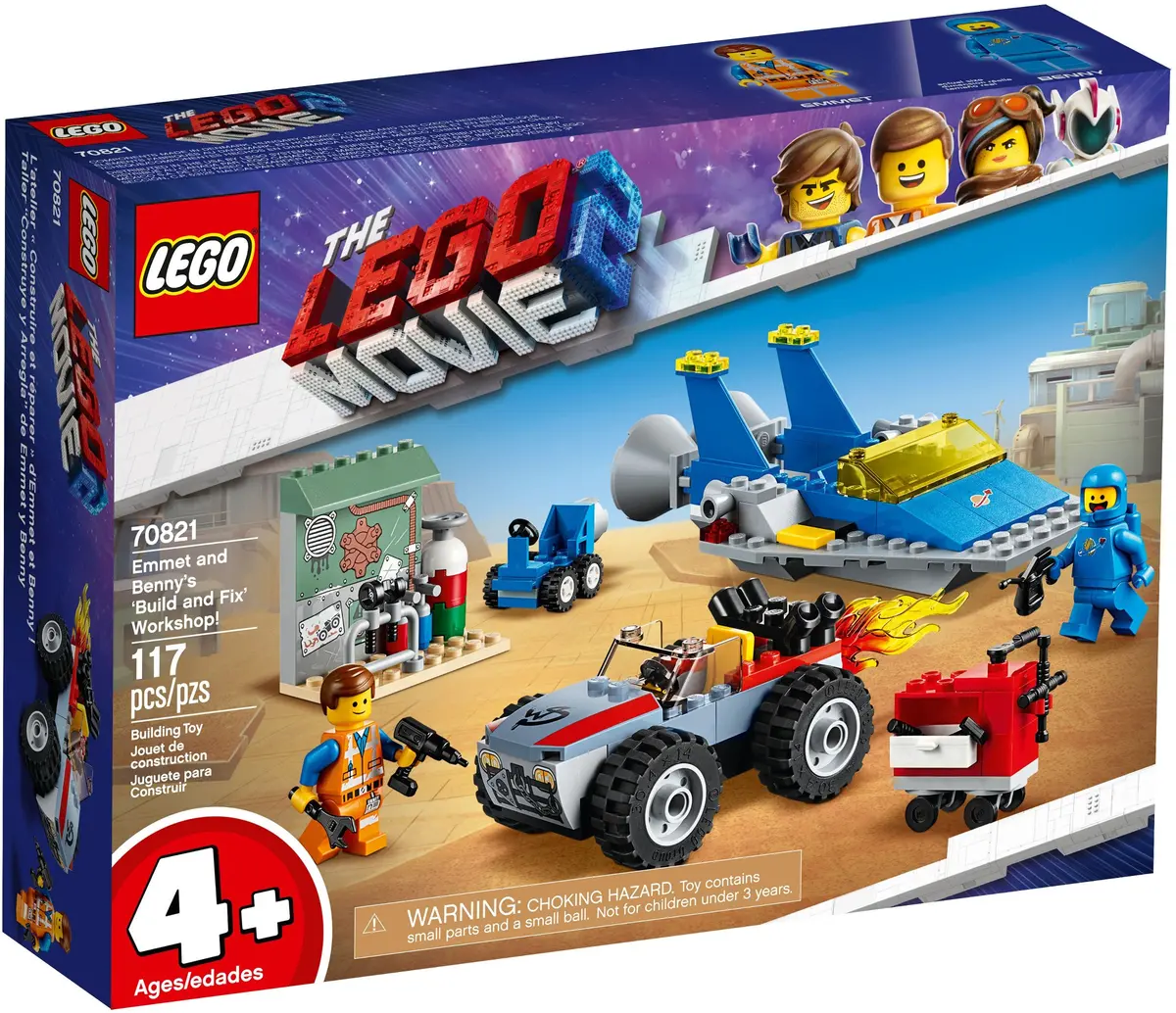 LEGO The LEGO Movie 2 70821 Emmet and Benny's 'Build and Fix' Workshop! set, image 2