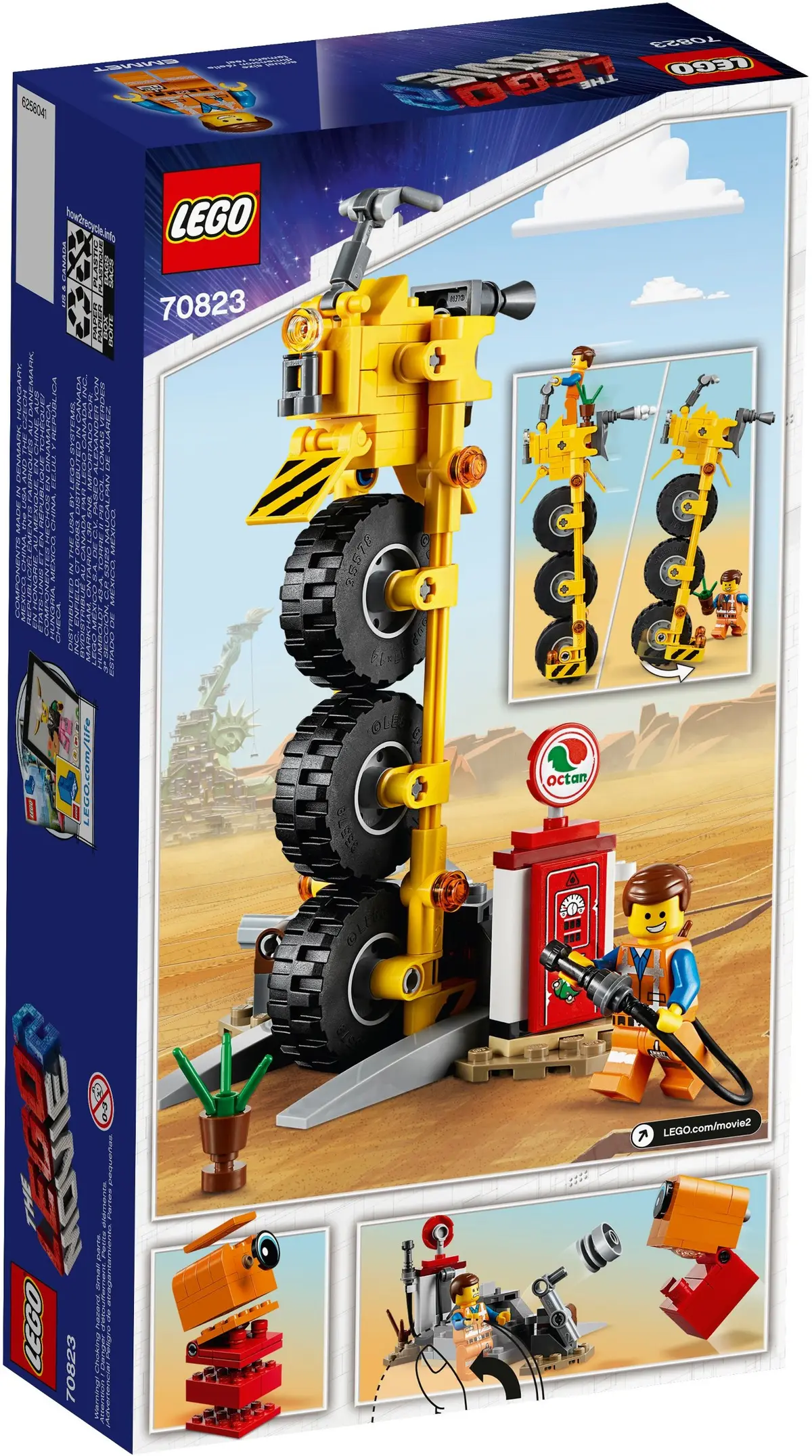 LEGO The LEGO Movie 2 70823 Emmet's Thricycle! set, image 3