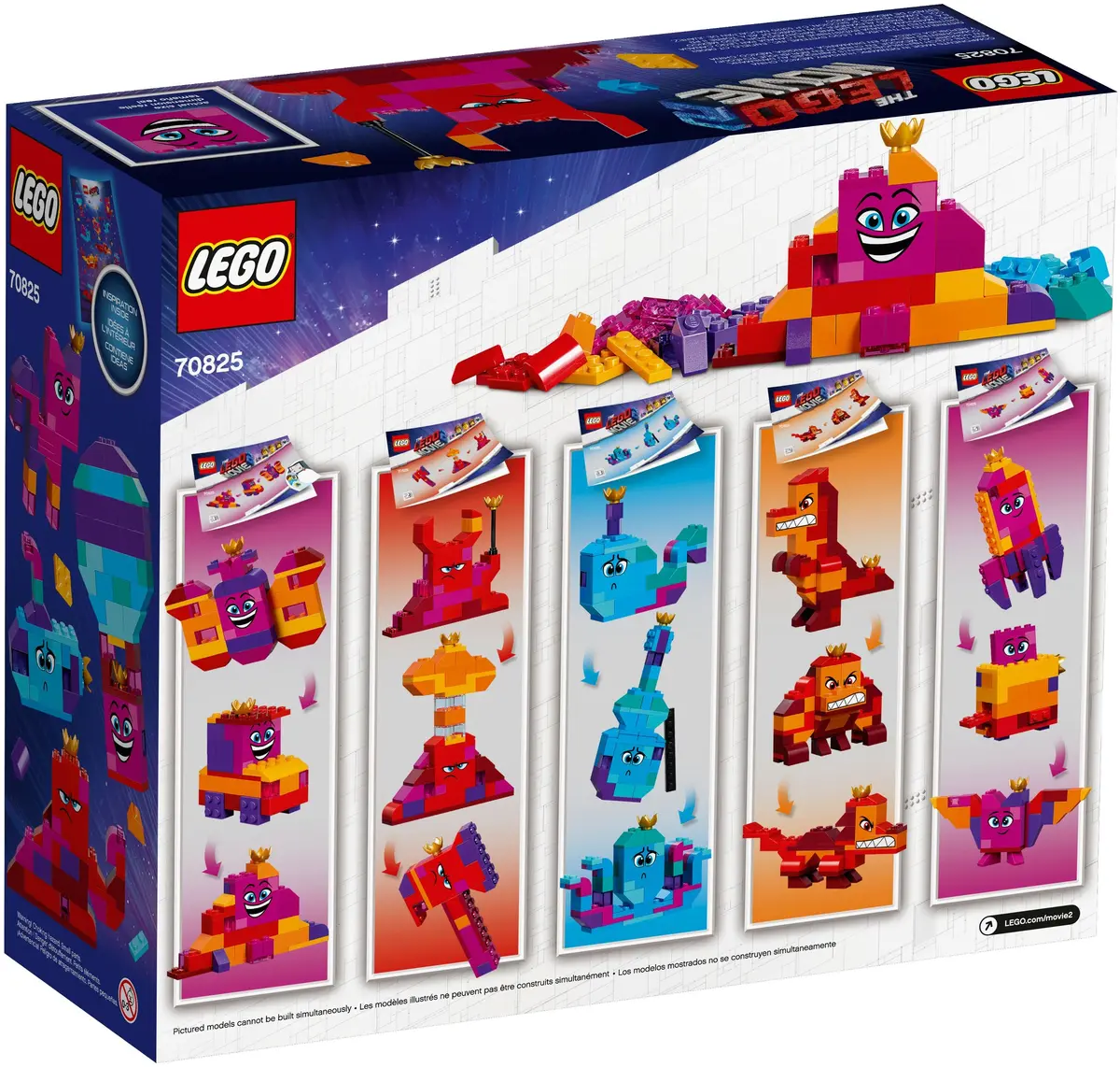 LEGO The LEGO Movie 2 70825 Queen Watevra's Build Whatever Box! set, image 3