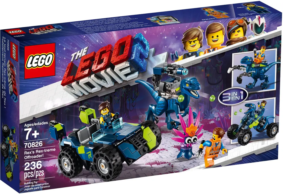 LEGO The LEGO Movie 2 70826 Rex's Rex-treme Offroader! set, image 2
