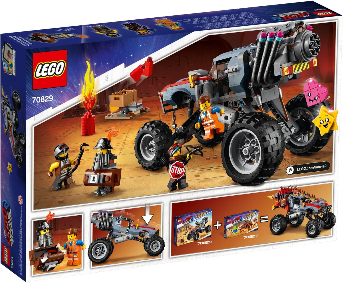 LEGO The LEGO Movie 2 70829 Emmet and Lucy's Escape Buggy! set, image 3