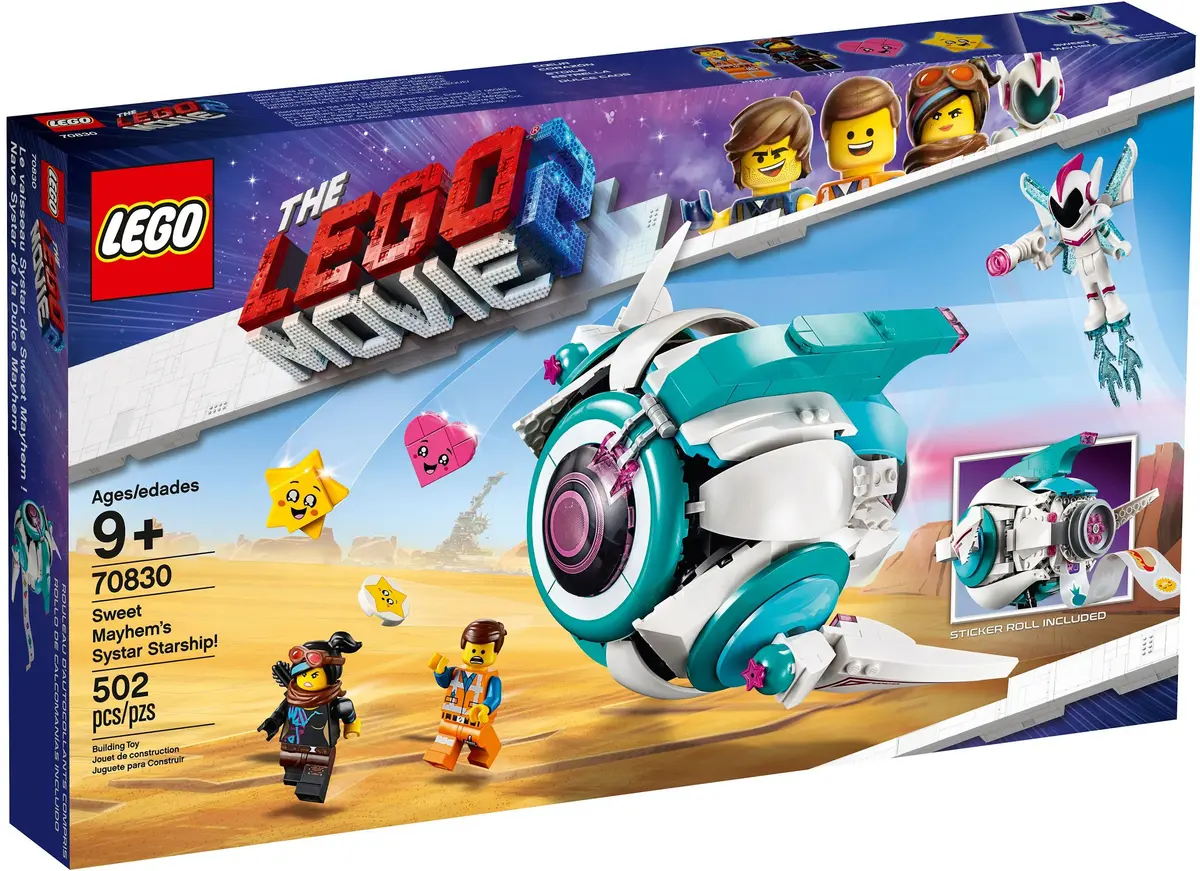 LEGO The LEGO Movie 2 70830 Sweet Mayhem's Systar Starship! set, image 2