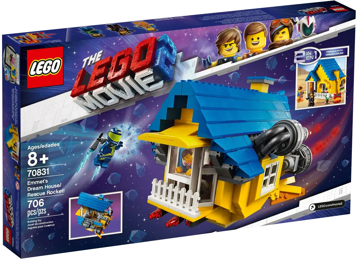 LEGO The LEGO Movie 2 70831 Emmet's Dream House/Rescue Rocket! set, image 3