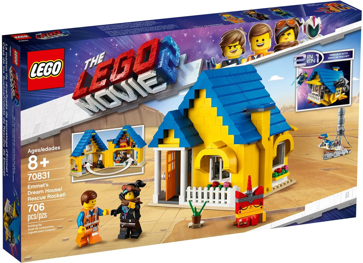 LEGO The LEGO Movie 2 70831 Emmet's Dream House/Rescue Rocket! set, image 2
