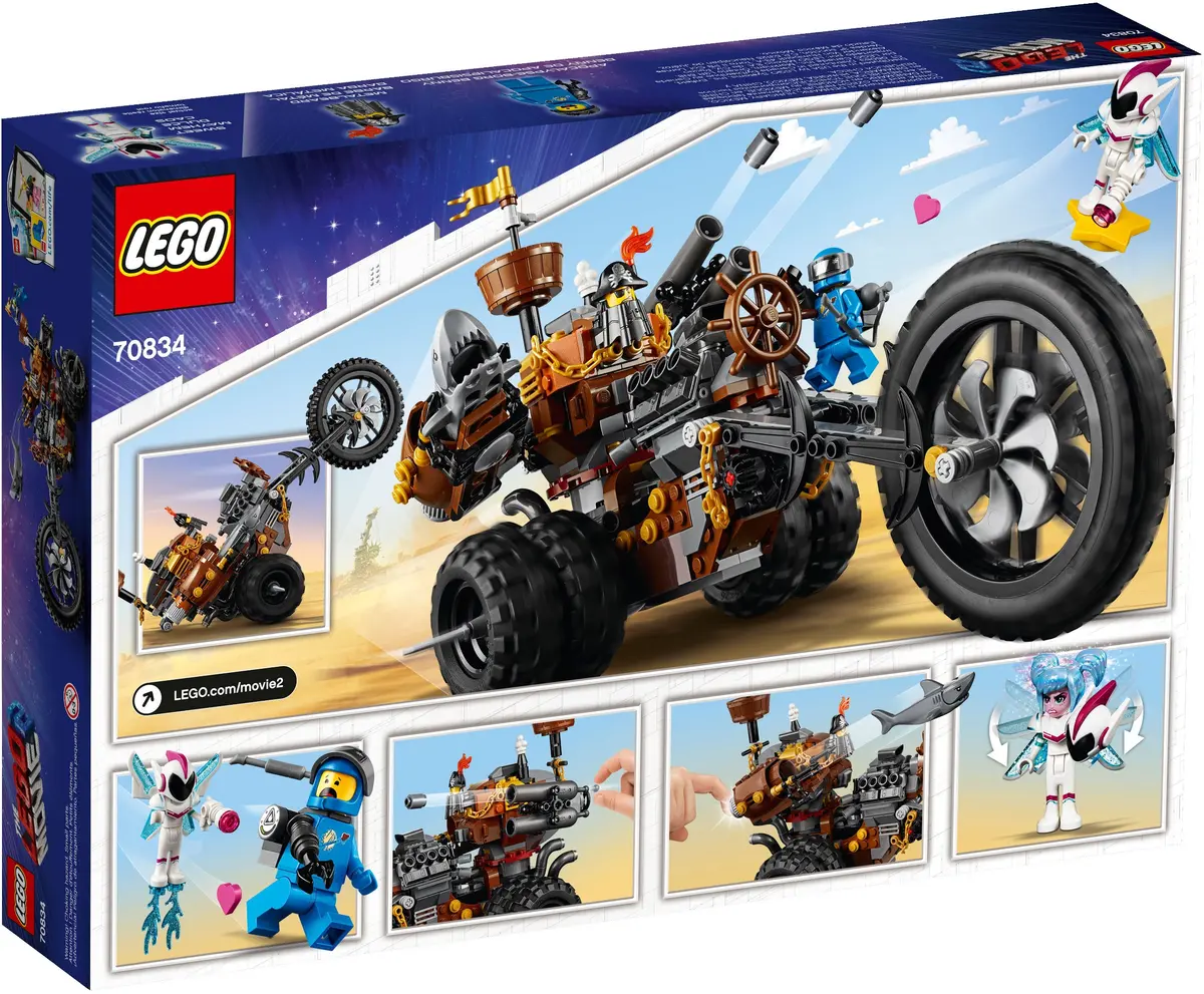 LEGO The LEGO Movie 2 70834 MetalBeard's Heavy Metal Motor Trike! set, image 3