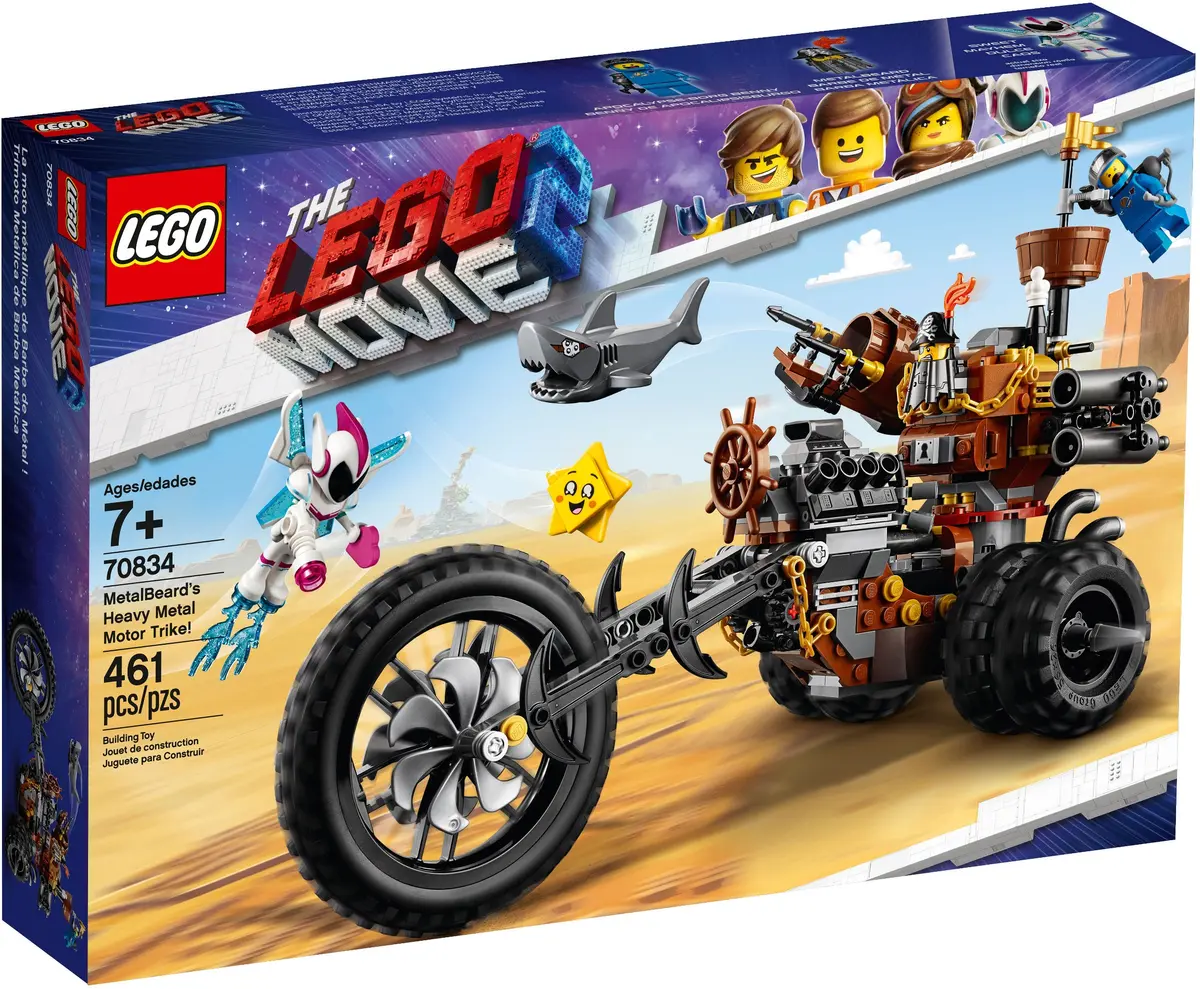 LEGO The LEGO Movie 2 70834 MetalBeard's Heavy Metal Motor Trike! set, image 2