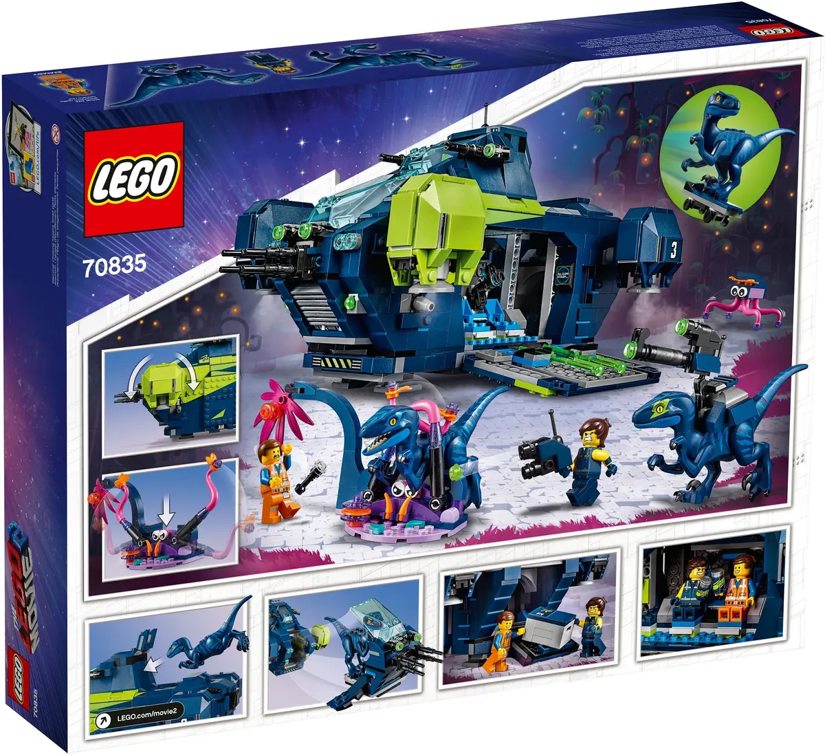 LEGO The LEGO Movie 2 70835 Rex's Rexplorer! set, image 3
