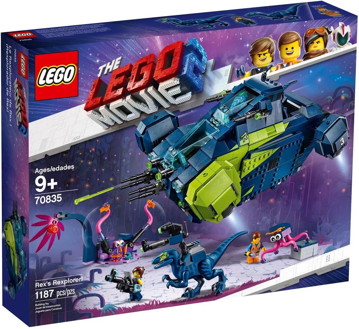 LEGO The LEGO Movie 2 70835 Rex's Rexplorer! set, image 2