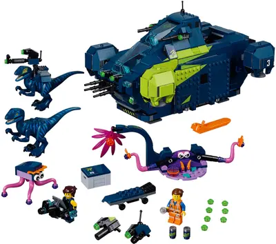 LEGO The LEGO Movie 2 70835 Rex's Rexplorer! set