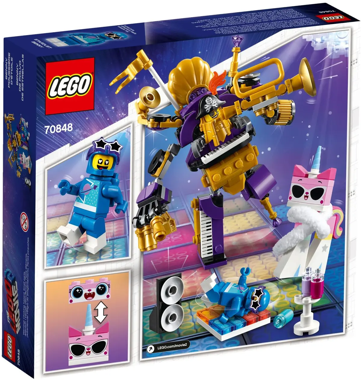 LEGO The LEGO Movie 2 70848 Systar Party Crew set, image 5