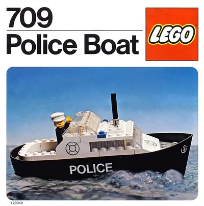 LEGO Town 709 Police Boat set