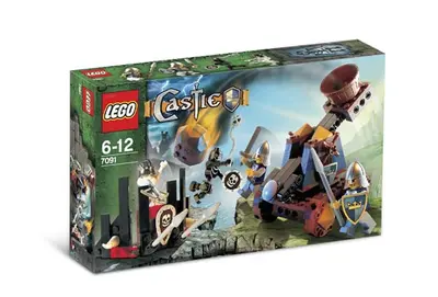 LEGO Castle 7091 Knight's Catapult Defense set, image 3