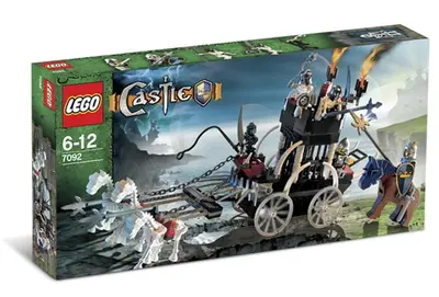 LEGO Castle 7092 Skeletons' Prison Carriage set, image 3