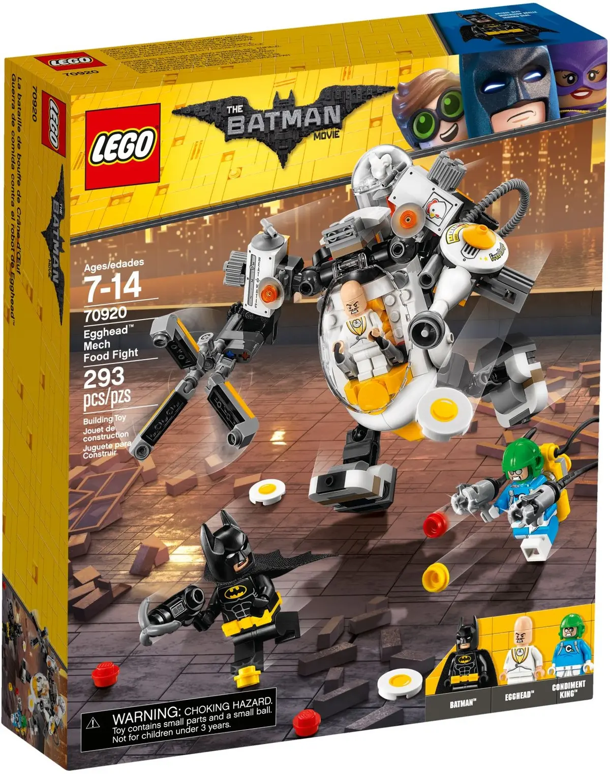LEGO The LEGO Batman Movie 70920 Egghead Mech Food Fight set, image 2