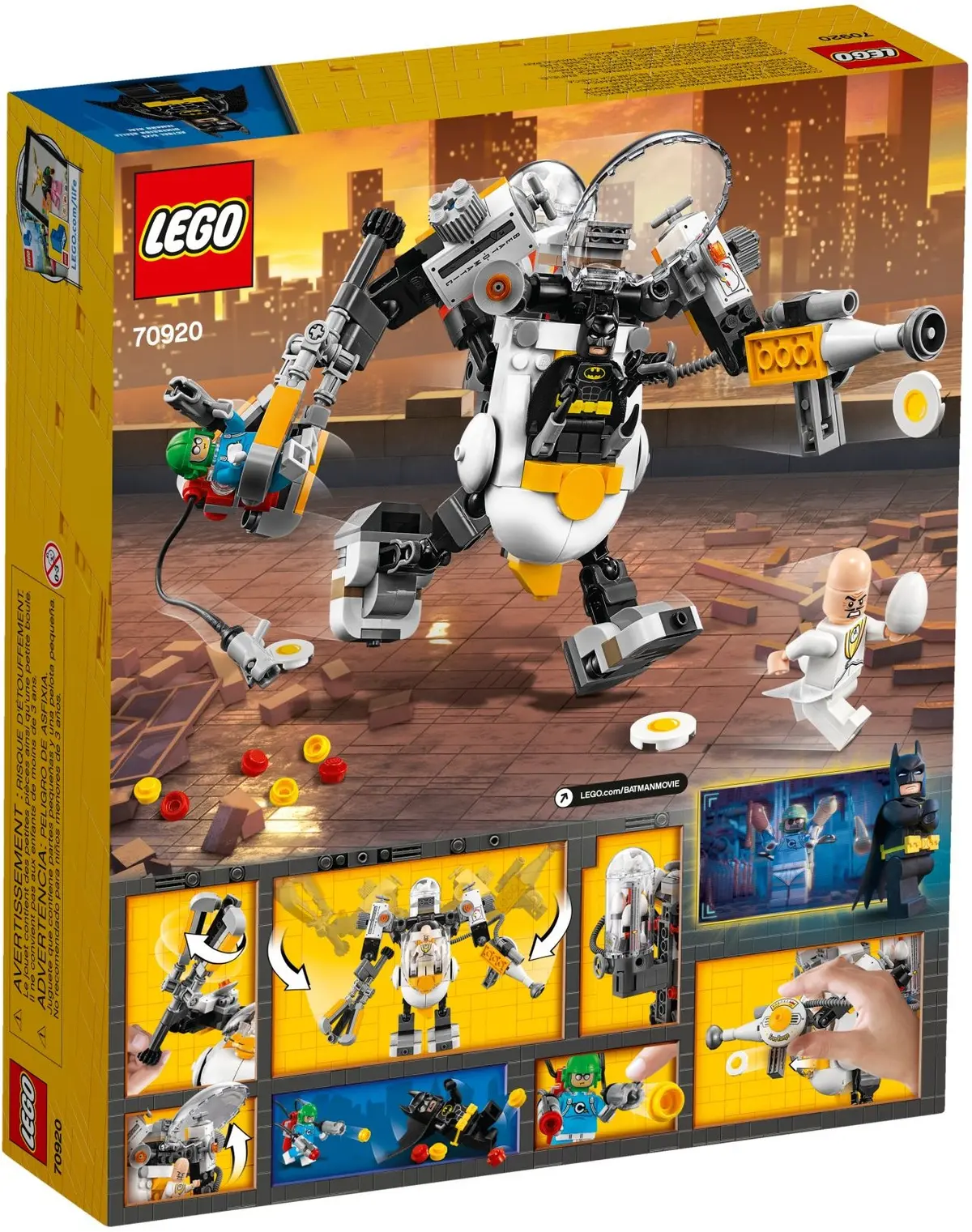 LEGO The LEGO Batman Movie 70920 Egghead Mech Food Fight set, image 3