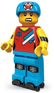 LEGO Collectable Minifigures 71000 Roller Derby Girl set