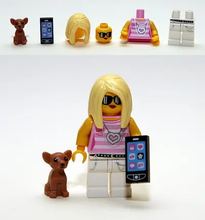 LEGO Collectable Minifigures 71001 Librarian set, image 7
