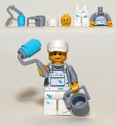 LEGO Collectable Minifigures 71001 Librarian set, image 8