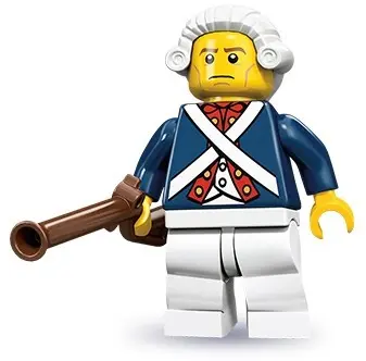 LEGO Collectable Minifigures 71001 Revolutionary Soldier set