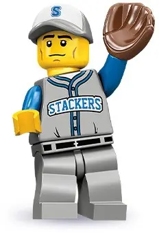 LEGO Collectable Minifigures 71001 Baseball Fielder set
