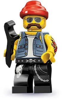 LEGO Collectable Minifigures 71001 Motorcycle Mechanic set