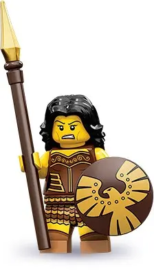 LEGO Collectable Minifigures 71001 Warrior Woman set