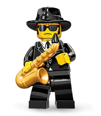 LEGO Collectable Minifigures 71002 Saxophone Player set