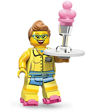 LEGO Collectable Minifigures 71002 Diner Waitress set