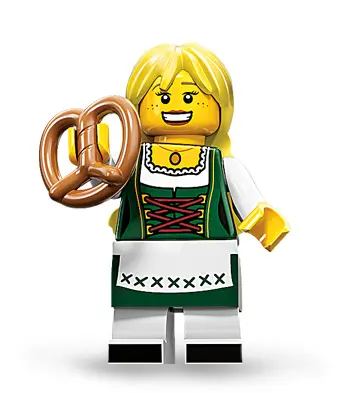 LEGO Collectable Minifigures 71002 Pretzel Girl set