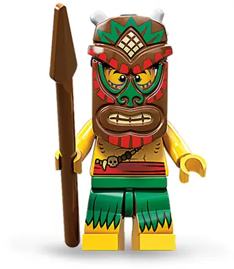 LEGO Collectable Minifigures 71002 Island Warrior set