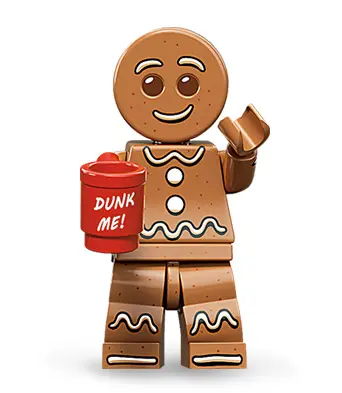 LEGO Collectable Minifigures 71002 Gingerbread Man set