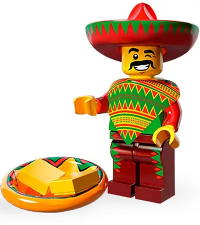 LEGO Collectable Minifigures 71004 Taco Tuesday Guy set