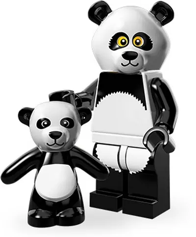 LEGO Collectable Minifigures 71004 Panda Guy set