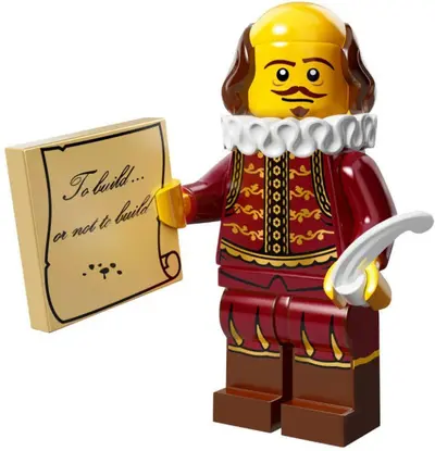 LEGO Collectable Minifigures 71004 William Shakespeare set