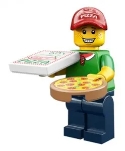 LEGO Collectable Minifigures 71007 Pizza Delivery Man set