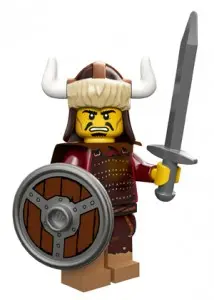 LEGO Collectable Minifigures 71007 Hun Warrior set