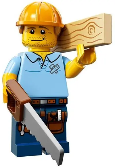 LEGO Collectable Minifigures 71008 Carpenter set