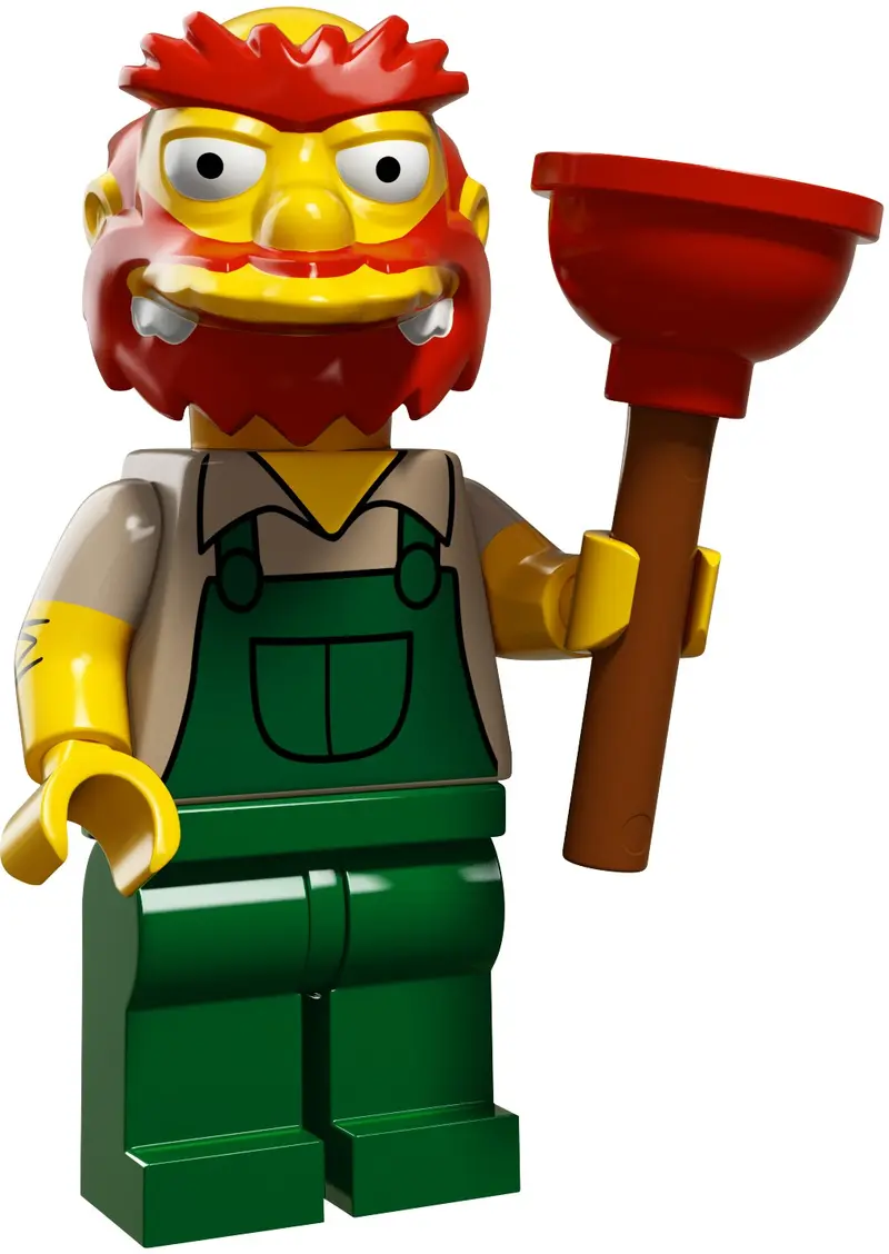 LEGO Collectable Minifigures 71009 Groundskeeper Willie set