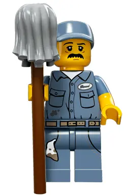 LEGO Collectable Minifigures 71011 Janitor set
