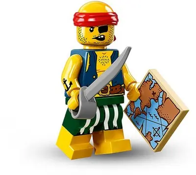LEGO Collectable Minifigures 71013 Scallywag Pirate set