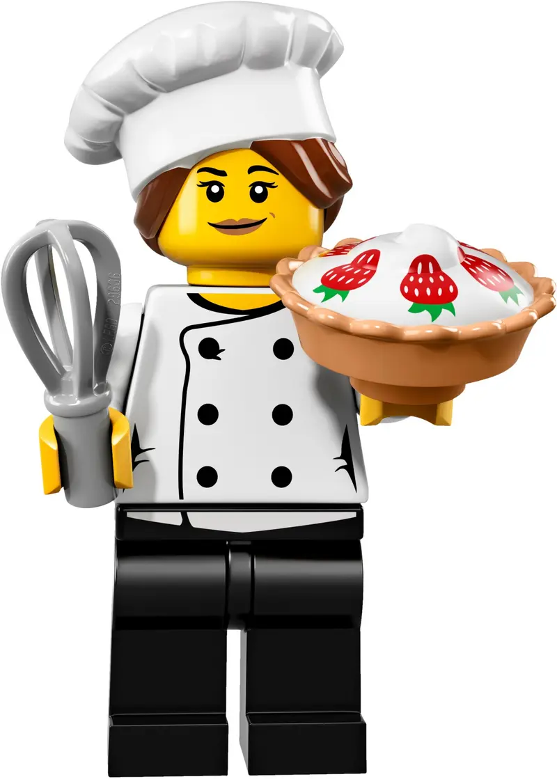 LEGO Collectable Minifigures 71018 Gourmet Chef set