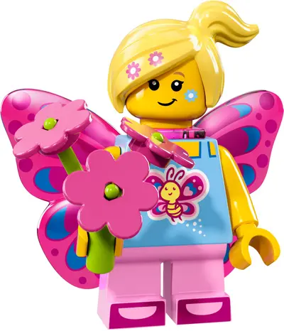 LEGO Collectable Minifigures 71018 Butterfly Girl set