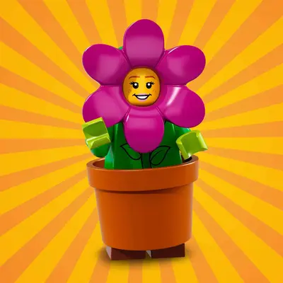 LEGO Collectable Minifigures 71021 Flowerpot Girl set