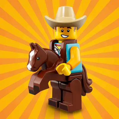 LEGO Collectable Minifigures 71021 Cowboy Costume Guy set